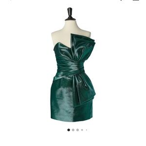 Saint Laurent mini bustier cocktail dress